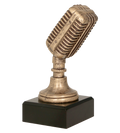 Statuette mikrofon