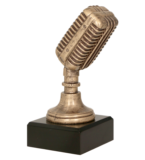 Statuette mikrofon