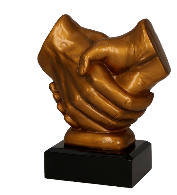 Statuette Handschlag