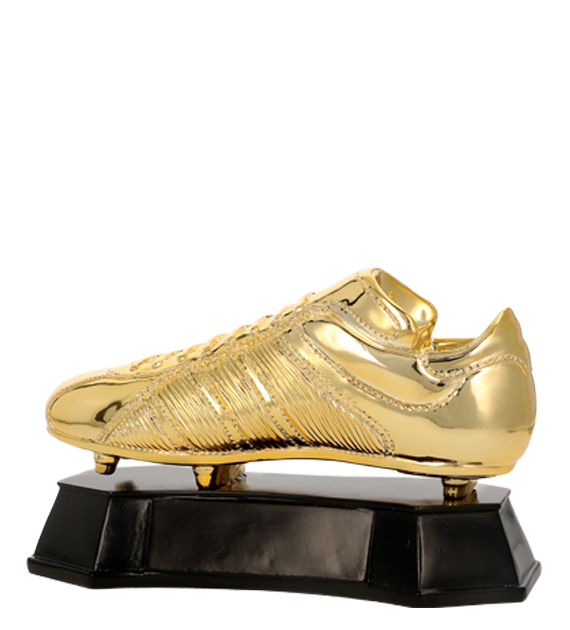 Statuette Fußball Gold Schuh