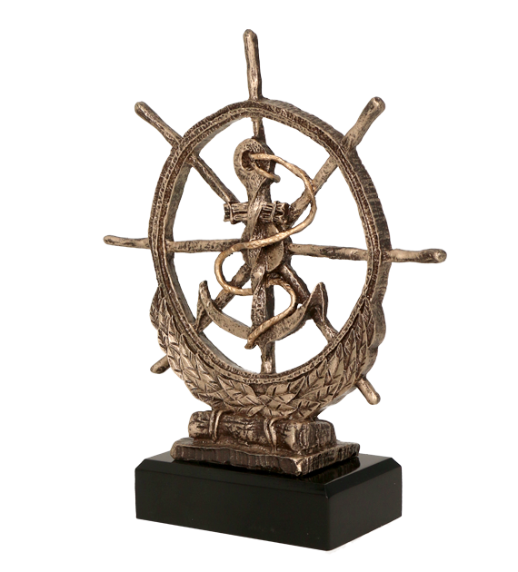 Statuette Segeln