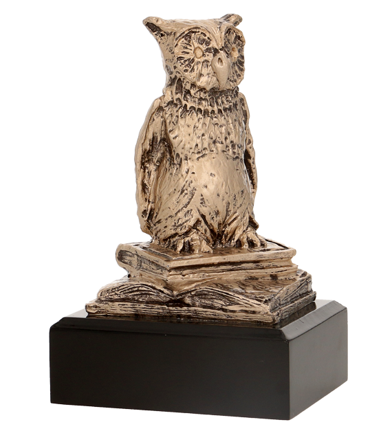Statuette Schule Eule Lernen