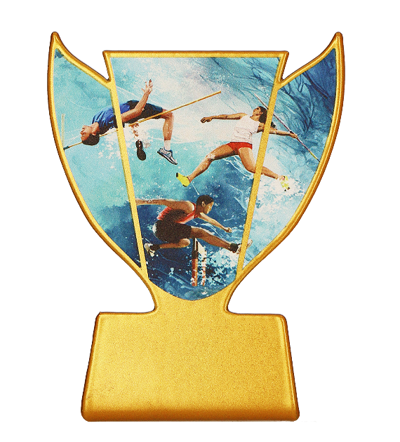 Metalltrophäe Leichtathletik