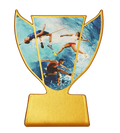 Metalltrophäe Leichtathletik