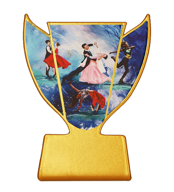 Metalltrophäe Tanz