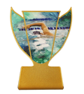 Metalltrophäe Schwimmen