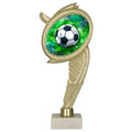 Postument Kunststoff Gold auf Marmorsockel Fußball