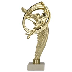 Postument Kunststoff Gold auf Marmorsockel Fußball